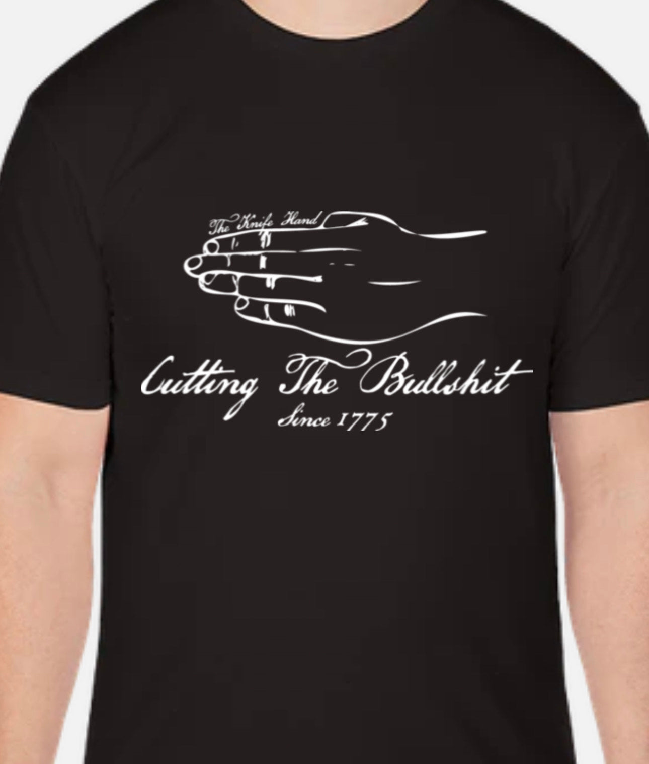 KNIFE HAND Black T-Shirt