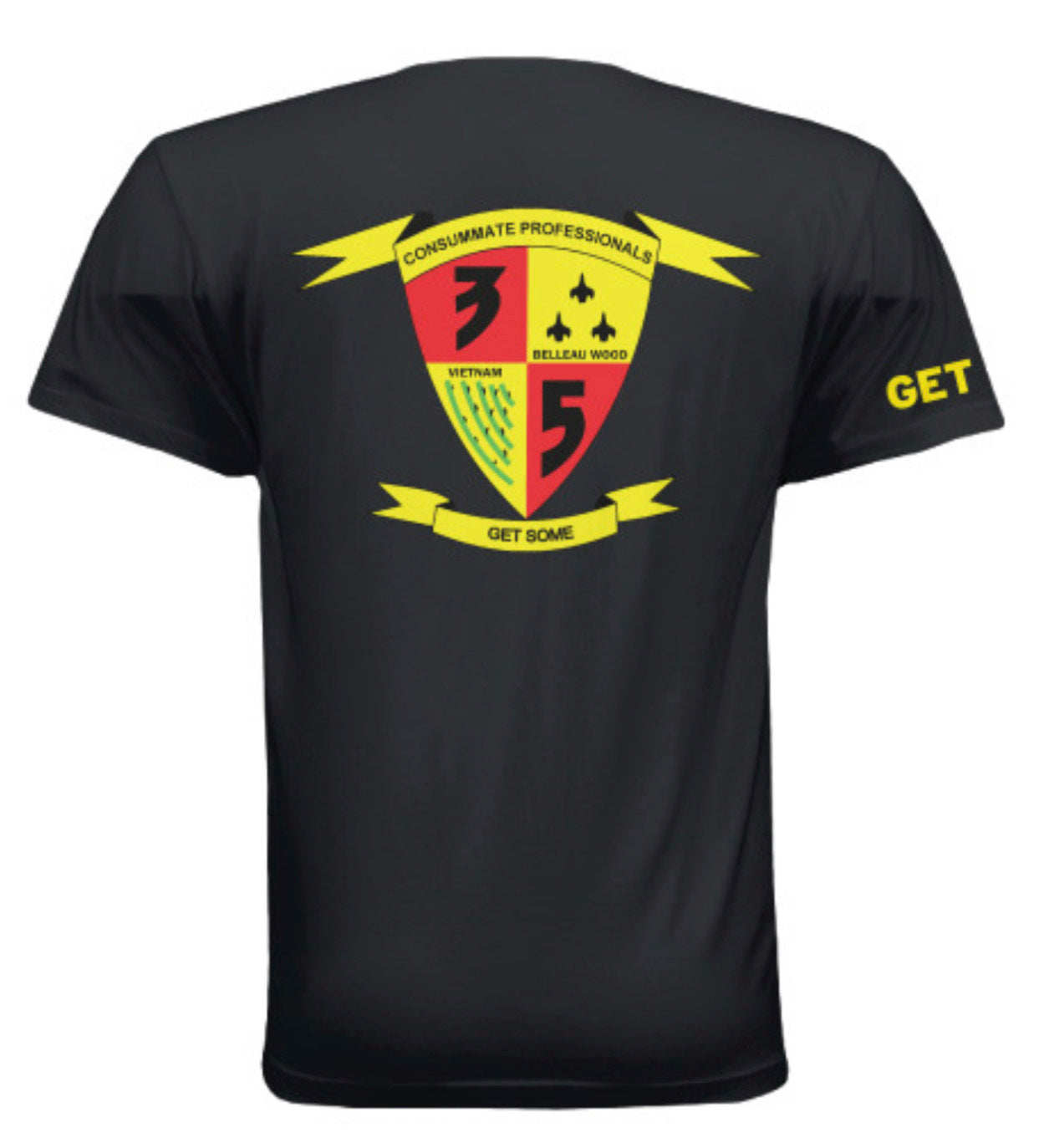 3/5 Marines GET SOME With your Company T-Shirt BLACK